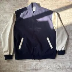 coen スタジャン M ネイビー/アイボリー