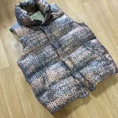ダウンベスト　フェイクプリント　アーバンリサーチ購入