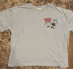 ドナルドダック ディズニー　古着　Tシャツ 半袖 ライトブルー