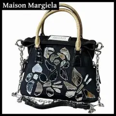 定価319,000 メゾンマルジェラ 5AC ミラー ブロークン 装飾 バッグ  