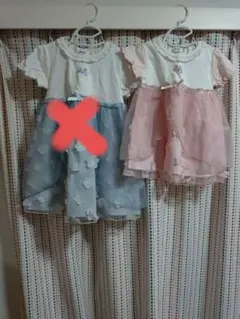 LAP SLIP 半袖ワンピース 90cm