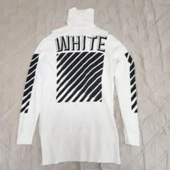 OFF-WHITE ニット ワンピース セーター ユニセックス オフホワイトのサムネイル