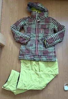 Burton スノーボードウェアセット M チェック柄