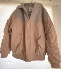 ⭐︎極美品⭐︎【BITTOKO】ベビーピンク クシュクシュ ブルゾン　キルティング