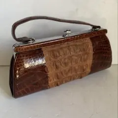 ハンドバッグ ワニ革