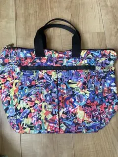 LeSportsac レスポートサック トートバッグ カラフルロゴ柄
