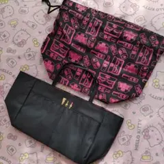 化粧品モチーフのトートバッグ