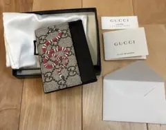 GUCCI グッチ　カードケース　GGスプリーム キングスネーク　PVC