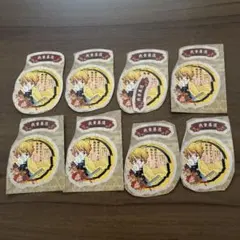 【即購入可】鬼滅の刃 我妻善逸 ジャンプ ステッカー シール 8枚まとめ売り