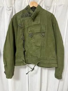 DT90001スウェーデン軍　モーターサイクルＪＫ ライナー付　C50 1962 DEADSTOCK】60-70's Swedish Army Motorcycle Jacket 
