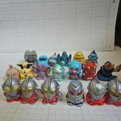 ウルトラマン ソフビ 指人形
