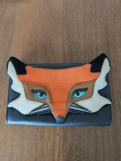 kate spade キツネデザイン クラッチバッグ