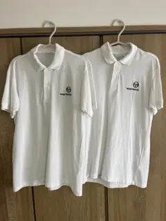 Sergio Tacchini ポロシャツ ホワイト M 2枚セットのサムネイル
