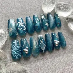 【オーダー可能】ディズニースパークリングジュビリーネイルチップ