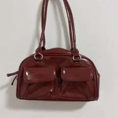 ボルドー ハンドバッグ