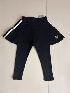 【極美品】BABYDOLL スカッツ 90cm ブラック サイドライン 王冠ロゴ