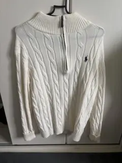 【ほぼ新品未使用】Polo Ralph Lauren ベージュ セーター長袖 M