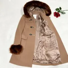 ほぼ未使用✨　LOVELESS ラブレス　ダッフルコート　ロング　ボア　ウールのサムネイル