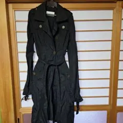 即日発送Pinky&Dianne 黒 トレンチコート