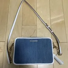 MICHAEL KORS デニムブルー ショルダーバッグ