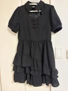 Jamieエーエヌケー　チャイナ　ワンピース　黒のサムネイル