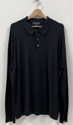 【超レア★新品ブラック長袖のLサイズ】BROOKS BROTHERS ポロシャツ 超レア☆新品ブラック長袖のLサイズ】BROOKS BROTHERS ポロシャツ