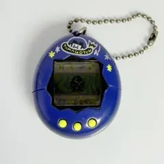 M526❀たまごっち 本体 初代 1998年 ネイビー ブルー 育成 電子ペット