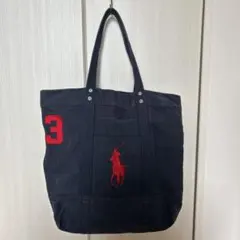 Polo Ralph Lauren ネイビー トートバッグ