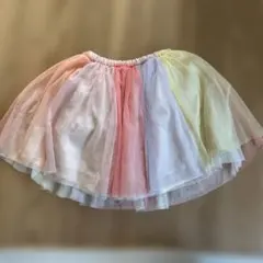 H&M カラフルチュチュスカート 4-6Yのサムネイル