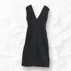 アンドサーチ ジャンバースカート Vネック コーデュロイ Aライン 定番