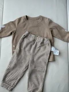 UNIQLO フリース素材 ミッフィーパジャマ 80cm