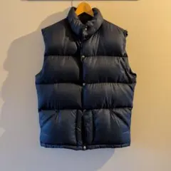 美品　茶タグ　70s THE NORTH FACE ネイビー ダウンベスト
