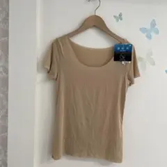 9 【Ｌ】新品　ワコール　薄軽爽　スゴ衣　接触冷感Wacoal インナー2分半袖のサムネイル