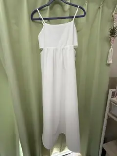 美品　キャミワンピース 白