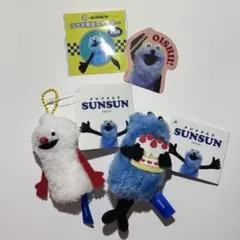 み*読様 パペットスンスン スンスン ノンノンマスコットスシローコラボステッカー