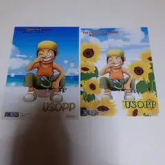 ワンピースタワー　幼少期　ブロマイド　ステッカー　ウソップ