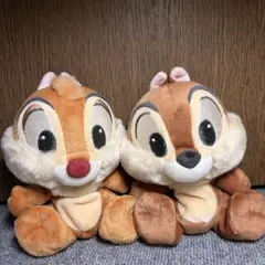 チップ＆デール ぬいぐるみ ニットマフラー ディズニーストア購入