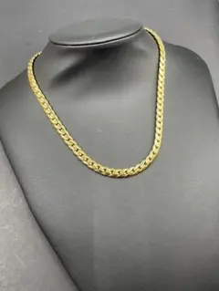 青*二様 Italy750 ゴールドネックレス 金色刻印 素材不明 イミテーショ