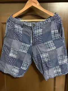 GAP インディゴ パッチワーク ショーツのサムネイル
