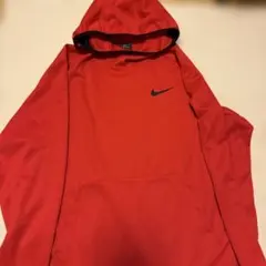 Nike DRI-FIT レッドパーカー Lサイズ