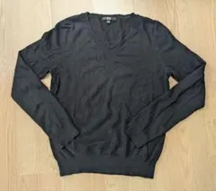 ユニクロ　カシミヤ混　Vネックセーター