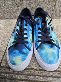 DC 青緑タイダイ スニーカー　DC SHOSE ディーシーのサムネイル