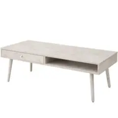 ✨9/18限定価格【新品】ローテーブル/ 120cm (引き出し付き)