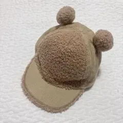 【美品】　ザラ　くま耳　ボアキャップ　帽子　冬