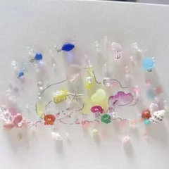 【マーメイド】シーグラスアート　イラスト　水彩画　原画