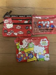 ハローキティ ポーチ レトロ3点