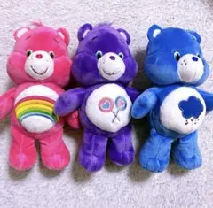 【美品】　お得✨　ケアベア　ぬいぐるみ　3体　まとめ売り