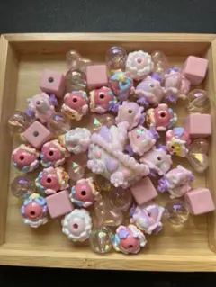 お値下げ　カラフルキャラクター風ビーズセット jojo nana