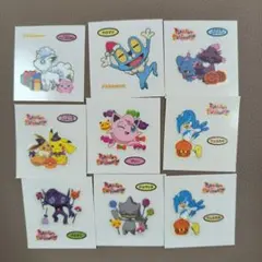 ポケモンパン　デコキャラシール　9枚