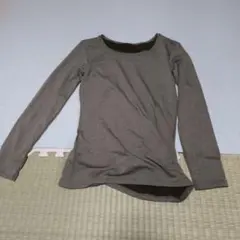 H752 ブラウン 長袖 ヒートテック　極暖